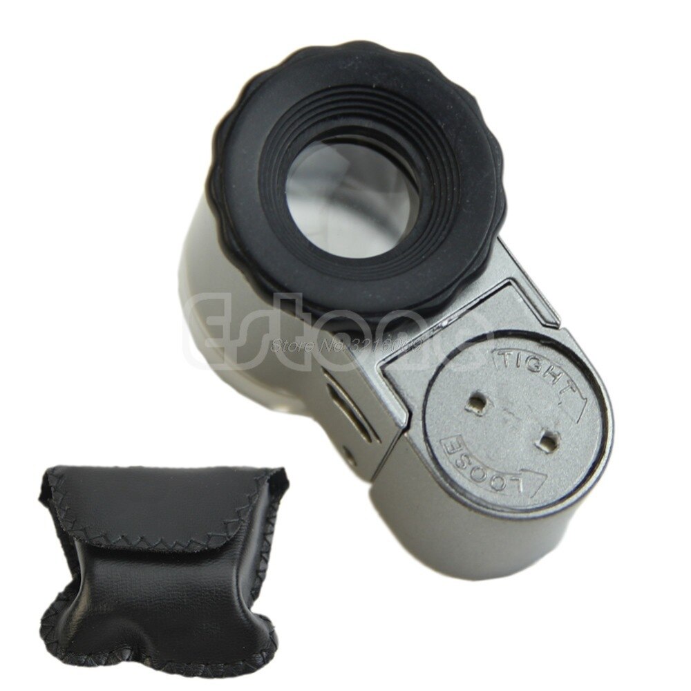 60X Microscoop Verlichte Vergrootglas Glas Juwelier Loep Lens Met Led Uv Licht Sep12 Rental &amp;
