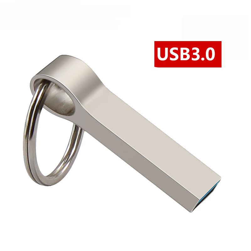 usb 3,0 y 2,0, llave de metal usb flash stick pen drive 8gb 16gb 32gb 64gb usb flash drive memoria usb disco cle usb: 32 GB / USB 3.0 silver