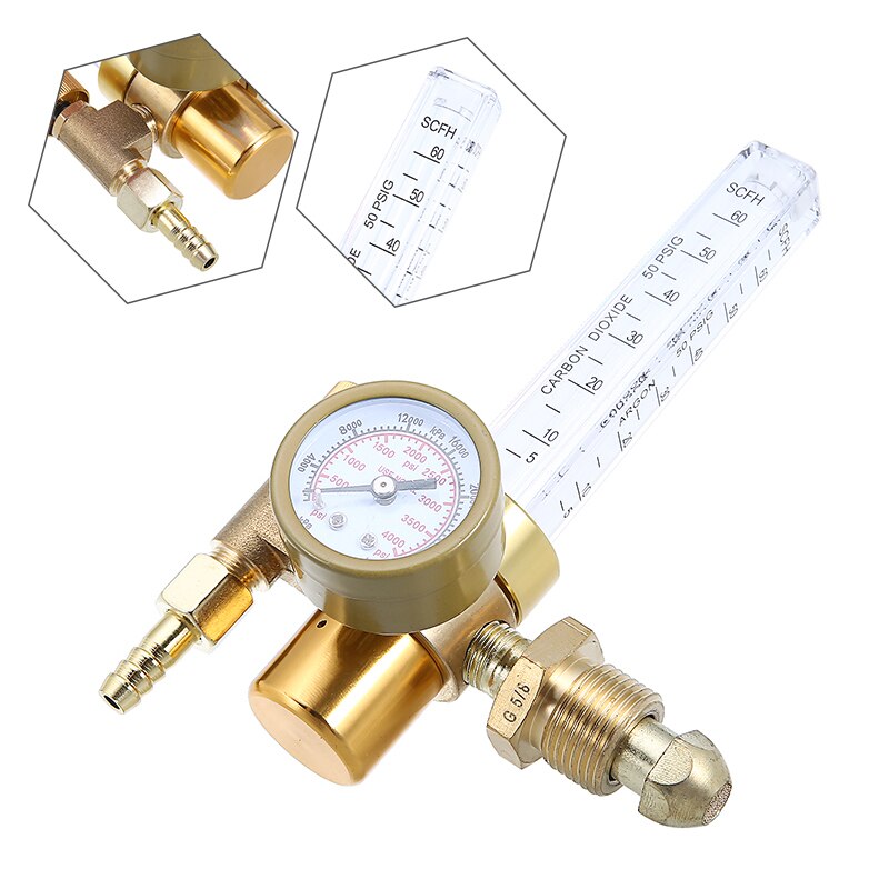 Argon Regulator Argon CO2 Regulator Gas Pressure Reducing Valve Pressure Reducer Mig Tig Flow Meter Decompression Table