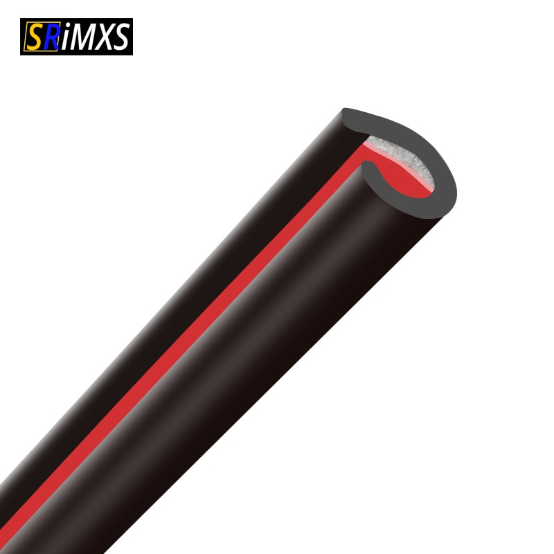 Auto bumper beschermer deurstrips rubberen rand beschermstrips zijdeuren sierlijsten kleefkras voertuig voor auto's auto