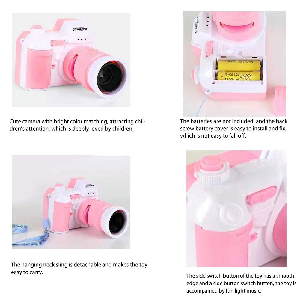 Kinderen Geluid En Licht Camera Projector Baby Vroege Onderwijs Projectie Speelgoed Met Licht Muziek Zaklamp Kerst Cadeau