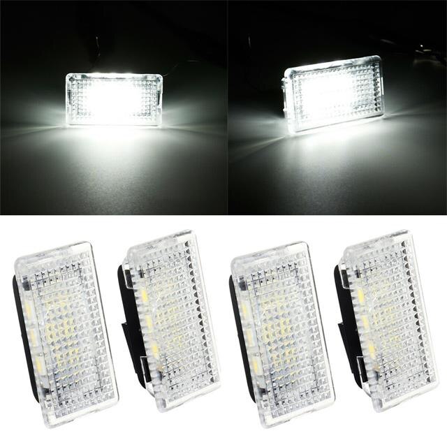 4Pcs Car Upgrade LED Interior Light Bulbs For Tesla Model 3 Model S Model X Easy Plug Replacement Indoor Trunk Light LED Light: 4PCS white