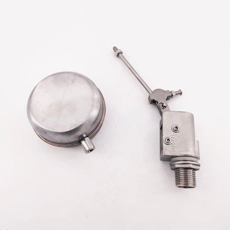 200 High Temperature Resistance DN15 Water Tank Float Valve Preservative Stainless Steel 304 Ball Float Valve