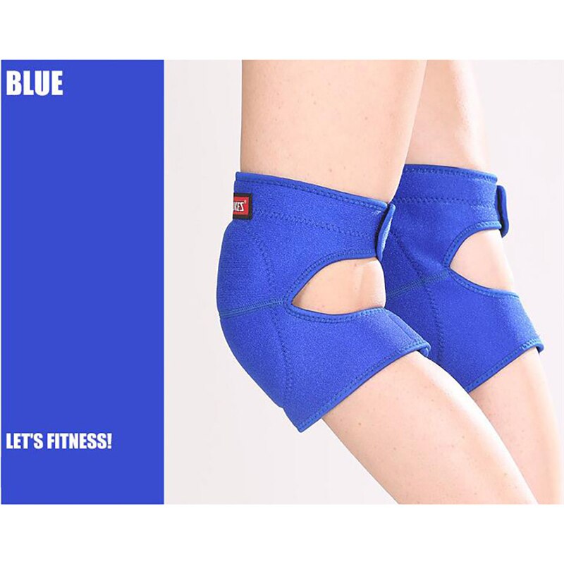 Outdoor Voetbal Running Antislip Kniebeschermers Dikke Spons Warm Knie Protectors Volleybal Kniebeschermers Kniebeschermers Voor Dansen a40