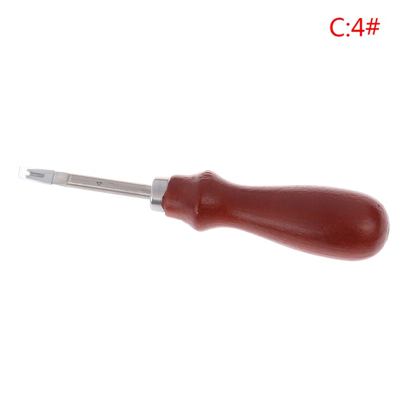 DIY Practical Leather Craft Edge Beveler Skiving Beveling Knife Cutting Hand Craft Tool with Wood Handle A4mm A6mm A8mm: 4