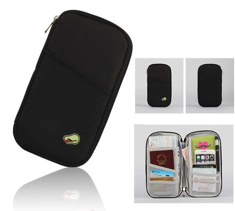 Travel Accessories Function Passport Cover Wallets Bag Polyester ID Addres Holder Women Men Portable Baggage Boarding Card Case: 6