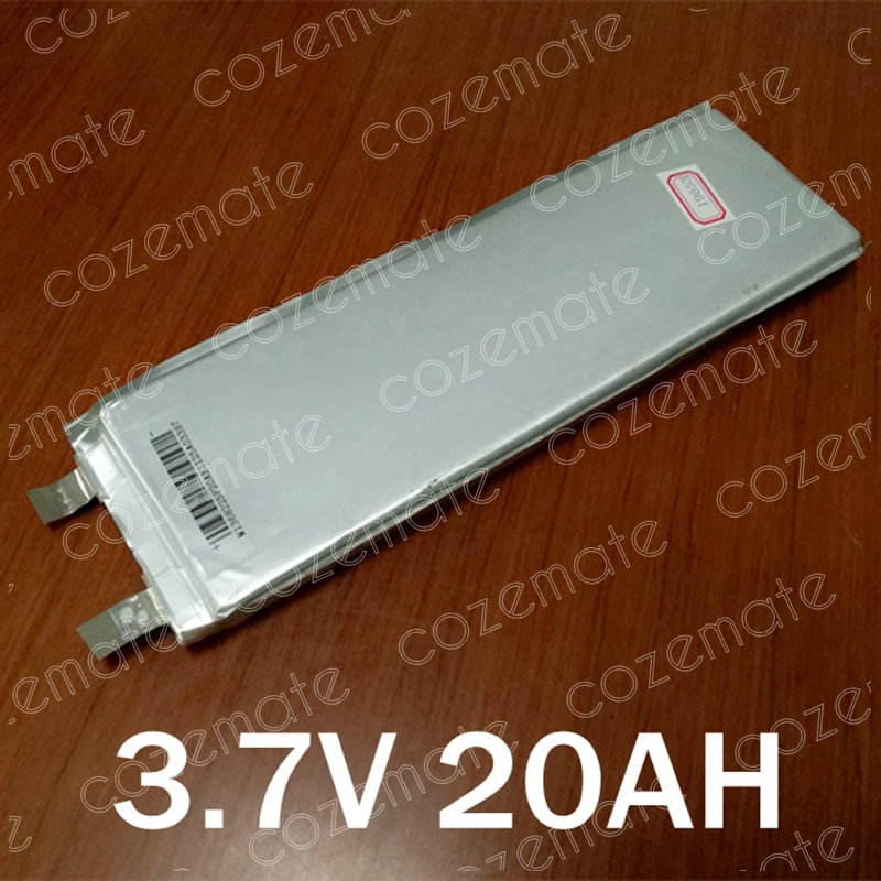 1pcs 3.7v 20Ah Lithium Lipo Cell 60A Lipo Battery 22ah for Diy Solar Battery Energy Storage Ebike Scooter 12v 48v Not Lifepo4