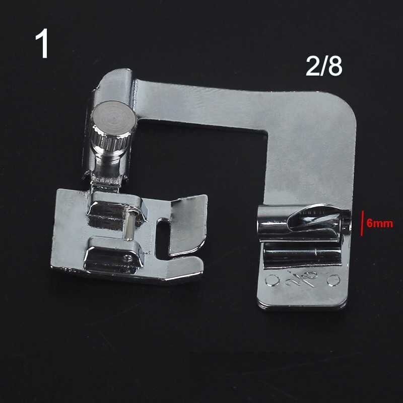 7 Sizes Rolled Hem Pressure Foot Sewing Machine accessories edge Presser Foot Hemmer Foot for Brother Singer