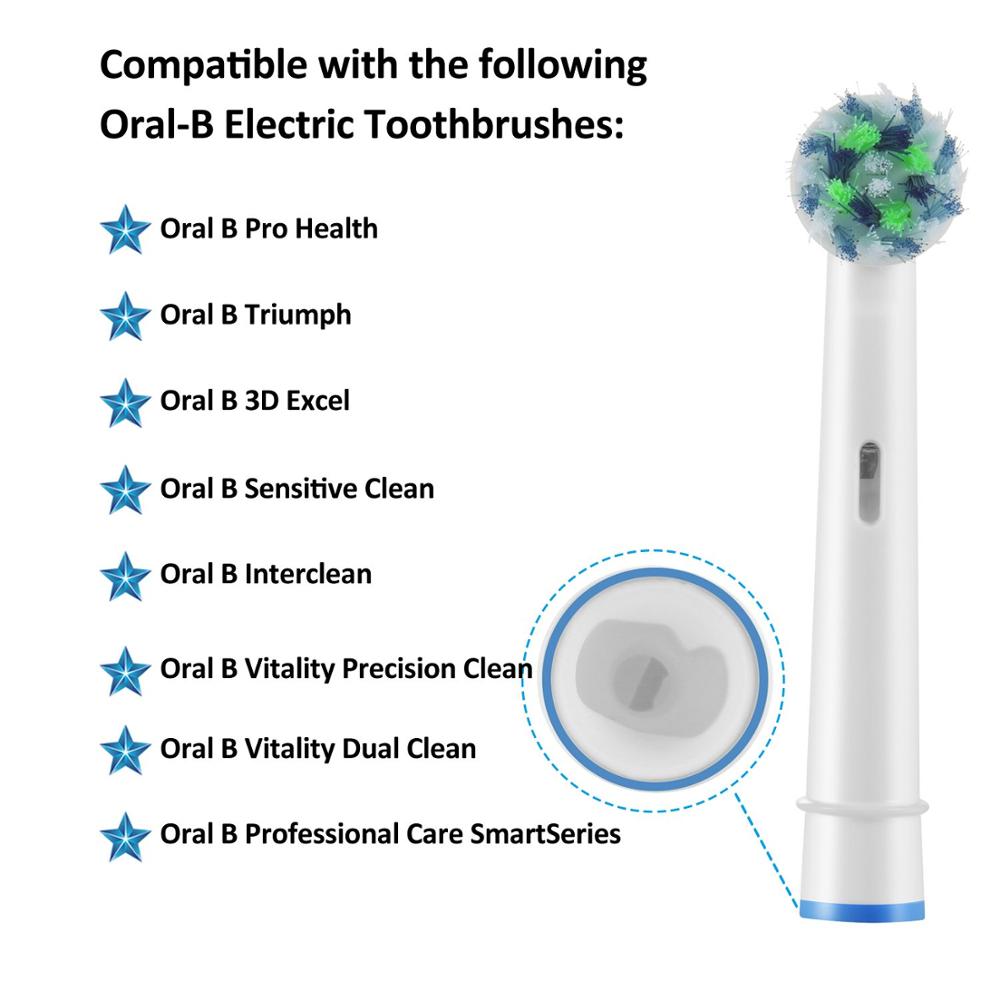 Opzetborstels Voor Oral B Elektrische Tandenborstel Voordat Power/Pro Gezondheid/Triumph/3D Excel/Schoon precisie Vitaliteit