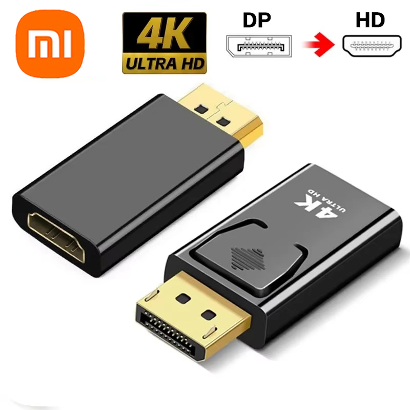 Xiaomi 4K DP DisplayPort zu HDMI-kompatibel Adapter Konverter Display Port DP zu HDMI-kompatibel HDTV Adapter video Audio Laptop