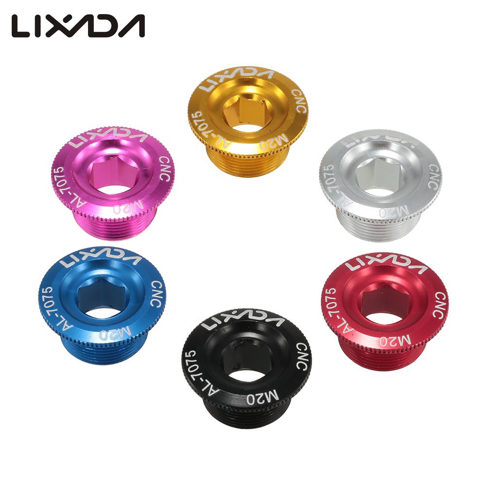 Lixada 1pc M18/M20 Kurbel Befestigungs Schrauben Fahrrad Fahrrad Bolzen Hohl Befestigung Kurbel Arm Bolzen Kappe Schraube MTB mountainbike Kurbel