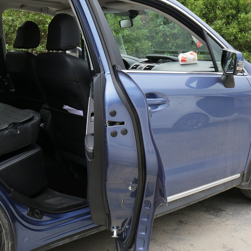 12Pcs Car Accessories Door Lock Screw Protector Cover Anti-Rust Screws Cap Stickers For Subaru Forester Outback Legacy XV