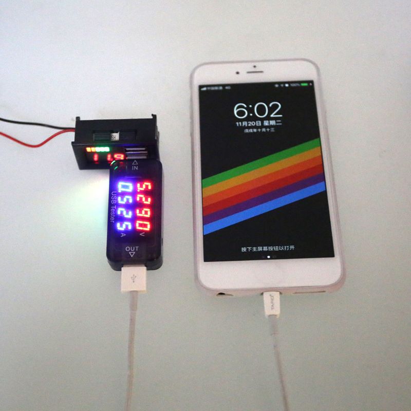 Voltímetro Digital de 12V para coche y motocicleta, medidor de Panel de batería de voltaje con salida USB de 5V