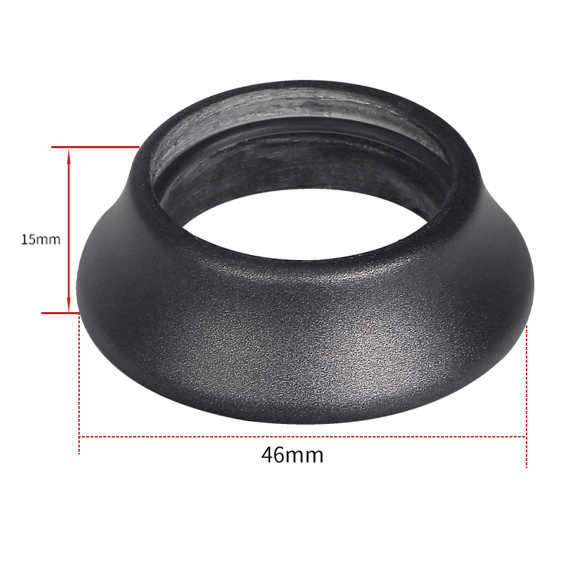 Rondelle conique de casque de vélo 8mm/15mm, entretoise de casque de vélo en carbone, fourche avant, entretoises de tige conique: Matt 15mm