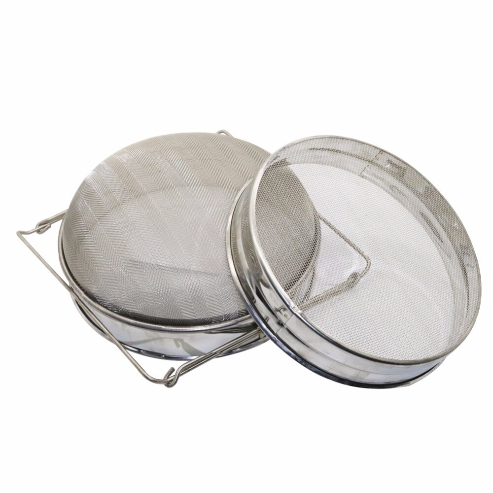 Filtros de miel, filtro doble para apicultura, filtro de malla 80 Bee 100, filtro de malla para miel, equipo para apicultura,