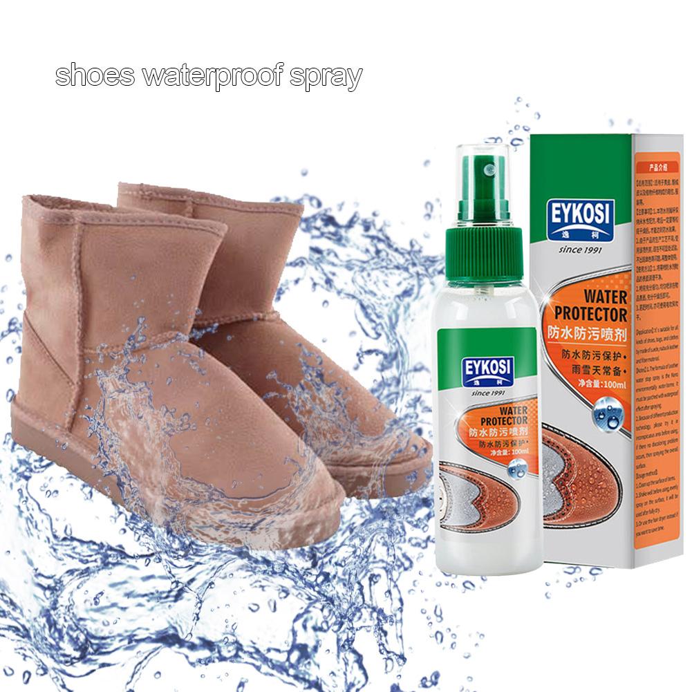 100Ml Schoeisel Bescherming Spuiten Waterdicht Spray Voor Schoenen Vuilafstotend Waterdicht Middel Spuiten Hydrofobe Coating Voor Schoenen