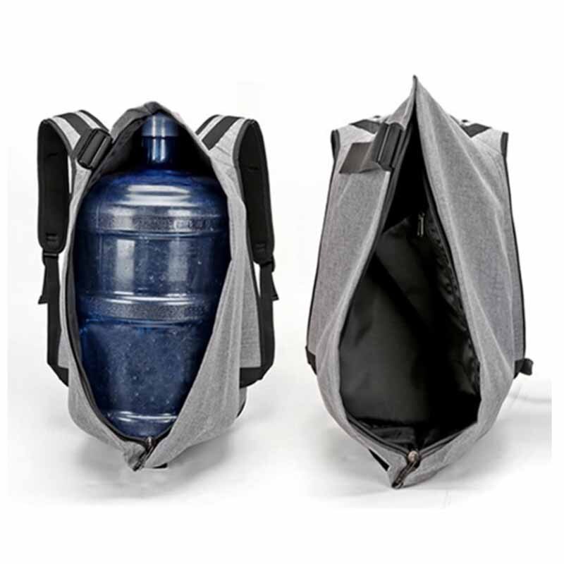 Mochila OZUKO Oxford impermeable para hombre, mochila con carga USB para ordenador portátil, mochila de ocio antirrobo, mochila escolar para hombre, bolsa de viaje