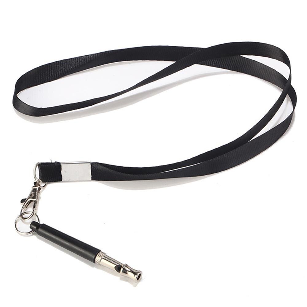 Hond Fluitje Om Stop Barking Verstelbare Pitch Ultrasone Training Tool Hond Blaf Fluitje Met Gratis Lanyard Bandjes: Black