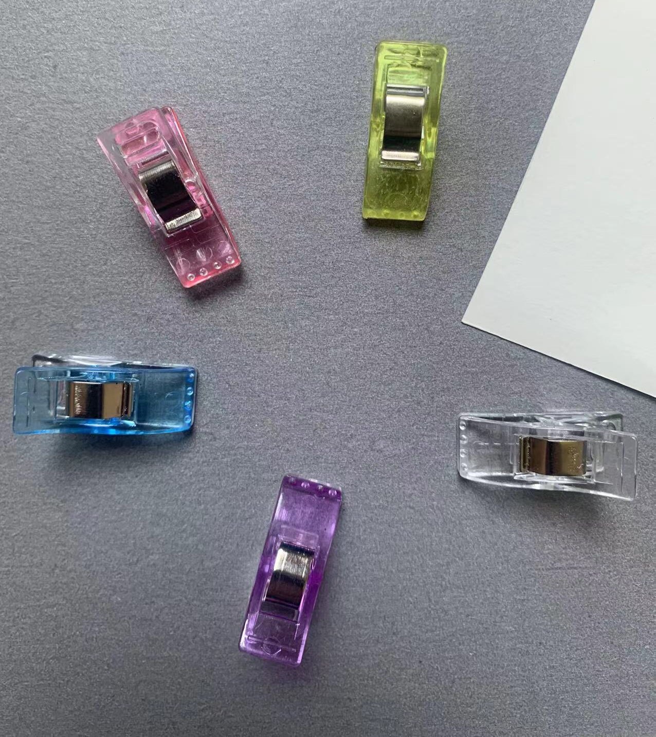 Clip Koelkastmagneet Foto Muur Bericht Sticker Clip Foto Office Document Bill Clip Magneet: 5pcs mix