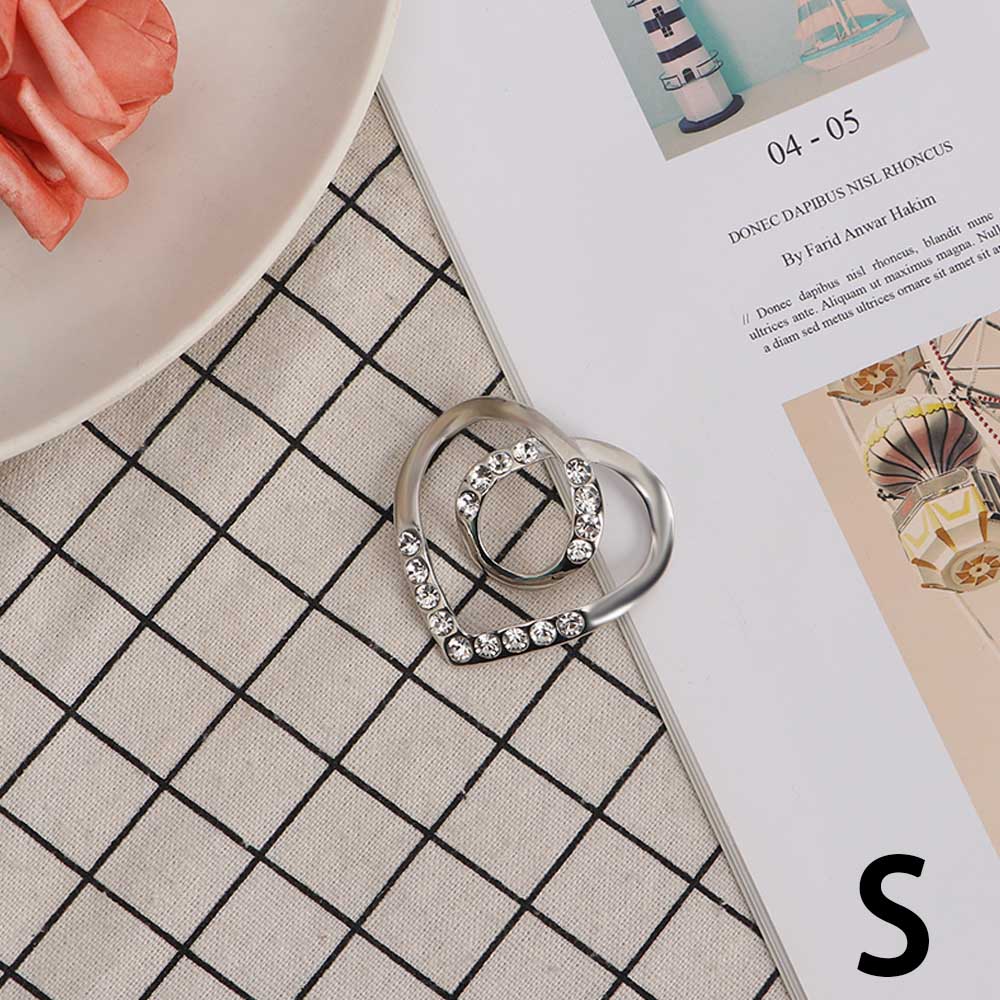 Goud Zilver Kleur Bloemen Sjaal Gesp Hollow Rose Broches Voor Vrouwen Crystal Houder Zijden Sjaal Sieraden: O