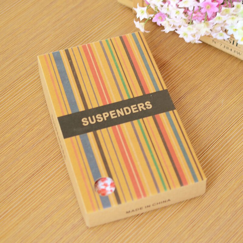 Sweet Girls Suspenders Set 3 Clips Elastic Y-back Adjust Bowtie Braces Personality Clothes Accessories For Kids Children