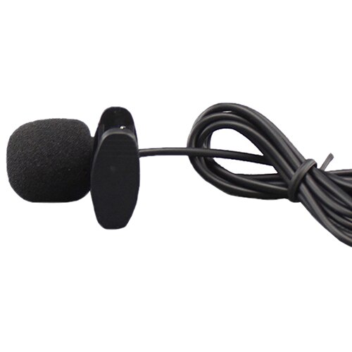 3.5mm Hands Free Computer Clip On Mini Lapel Microphone for PC Notebook Laptop