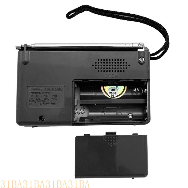 31BA R2048 Retro -Batterie mit Radio mit hochempfindlicher teleskopischer Antennenempfang
