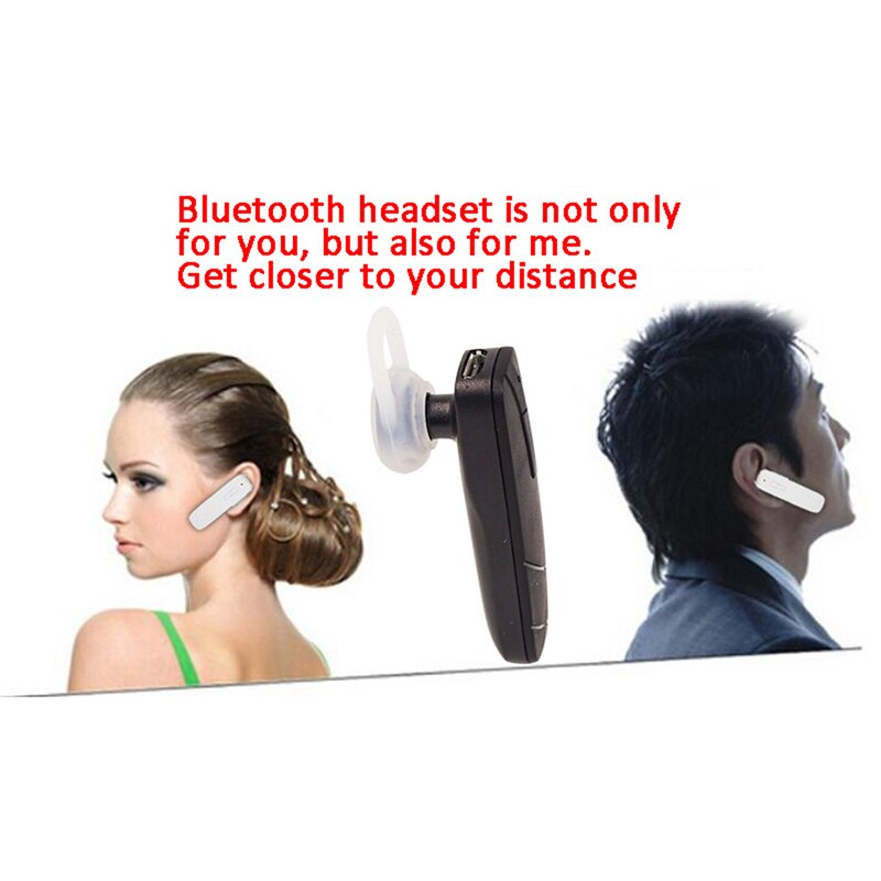 Universal- Bluetooth Stereo Kopfhörer Bluetooth Kopfhörer Mit Mic Handfree OhrbüGel-Headset Für IOS Android Mini Größe Licht Gewicht