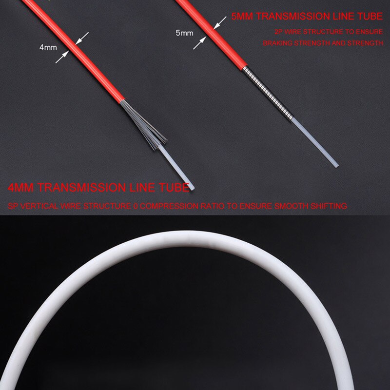 Fiets fiets voor achter binnen buiten kabel versnelling remkabel set 4 kleuren eig 88