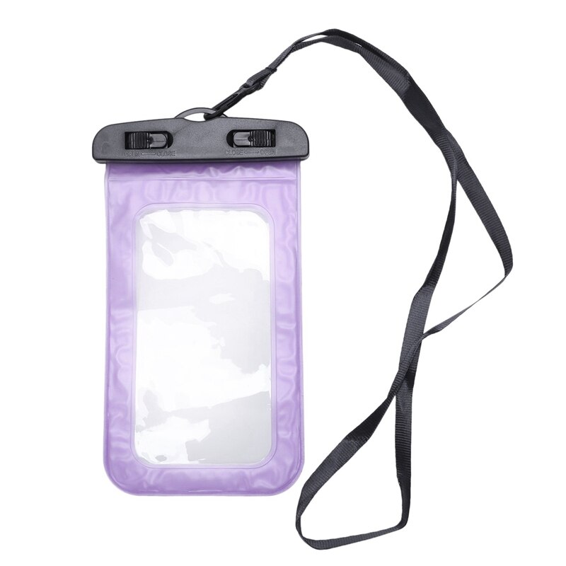 Universal Waterproof Swimming Bags Pouch Cell Phones Portable Bag Convenient To Use Lightweight Useful: Lavender