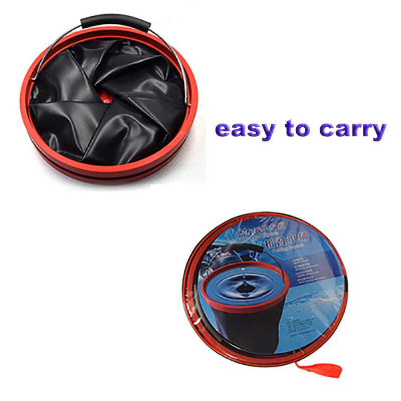 Portable Car Wash Clean Large Bucket Thickening Folding Multi-Function Car Home Outdoor Camping Fishing Storage Container