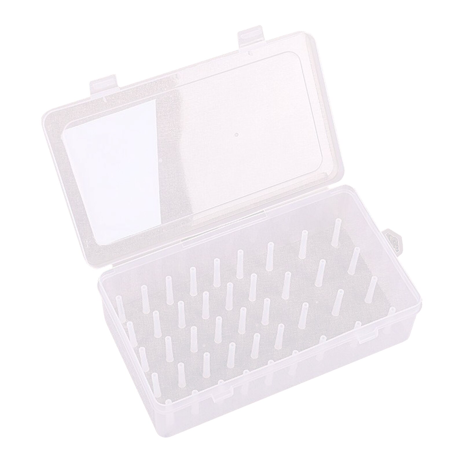 Caja de plástico para bobinas de costura, organizador de almacenamiento de hilos, clasificación