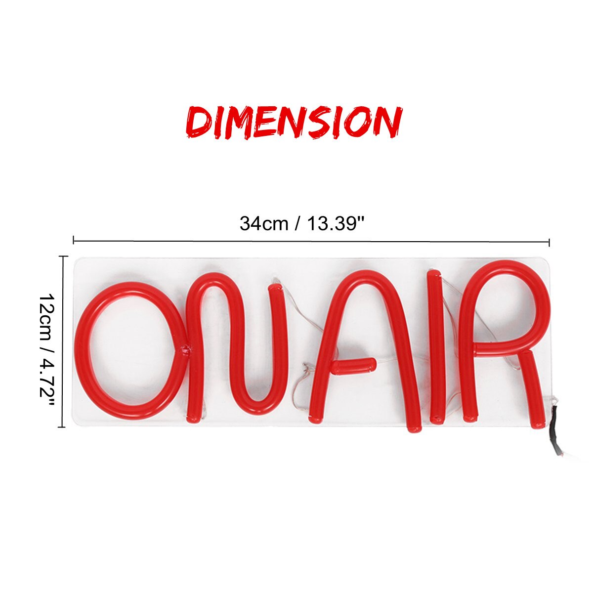 On Air LED Neon Sign Light Bar Pub Club Wall Decor LED Tube Visual Artwork Party Decoration Neon Lamp Night Light Home Decor