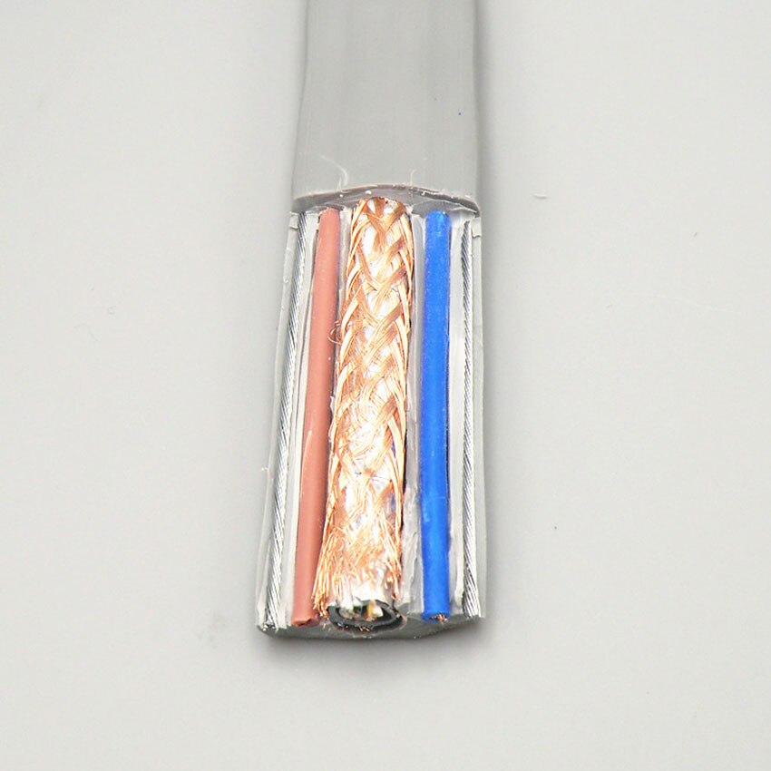 Elevator Shielded Cable cat5e for Ethernet with Double Power Line and Steel Wire Elevator Traveling Network Monitoring Wire