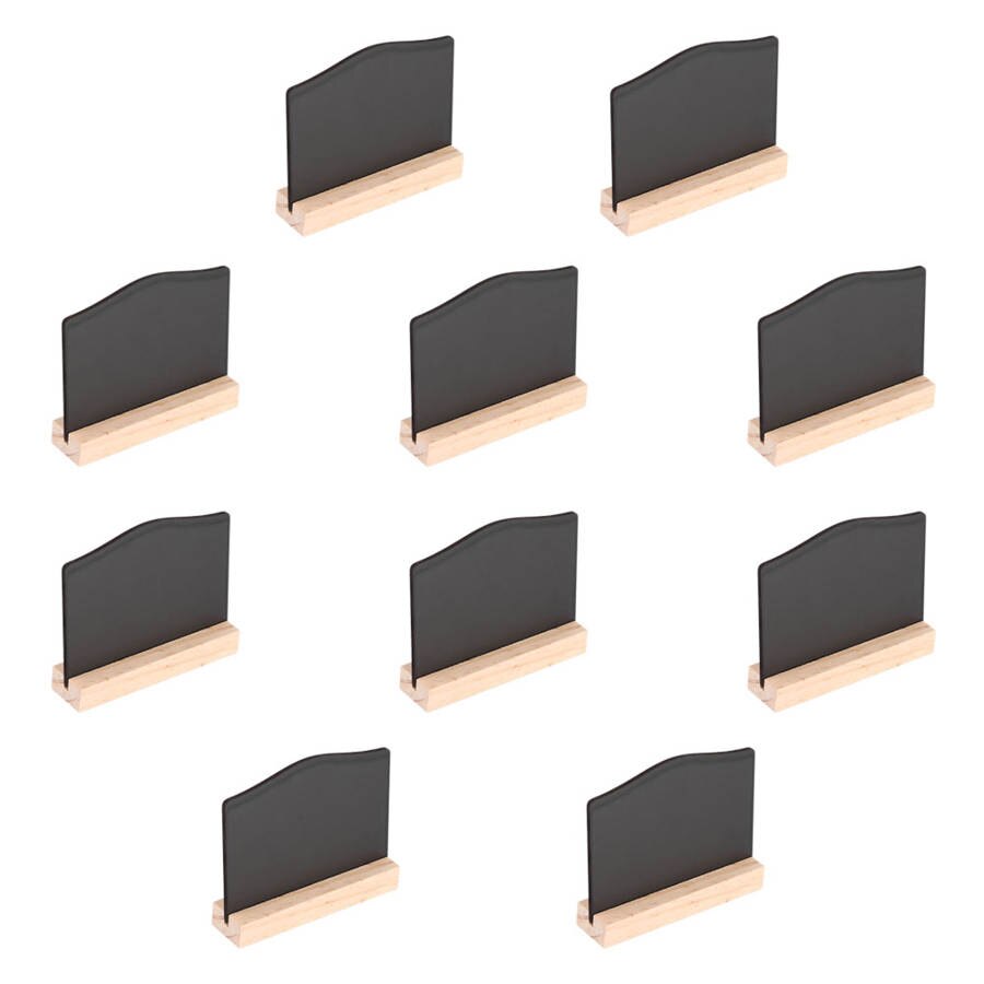 Miniaturen 10 Stks/set Kerst Decoratieve Mini Display Schoolbord Ornament Voor Thuis Party Bar Decor Home Decor