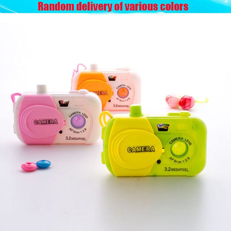 Kids Projection Intellectuall Toys Fun Simulation Cartoon Camera For Children Early Learning Study Toy For Boy Girls