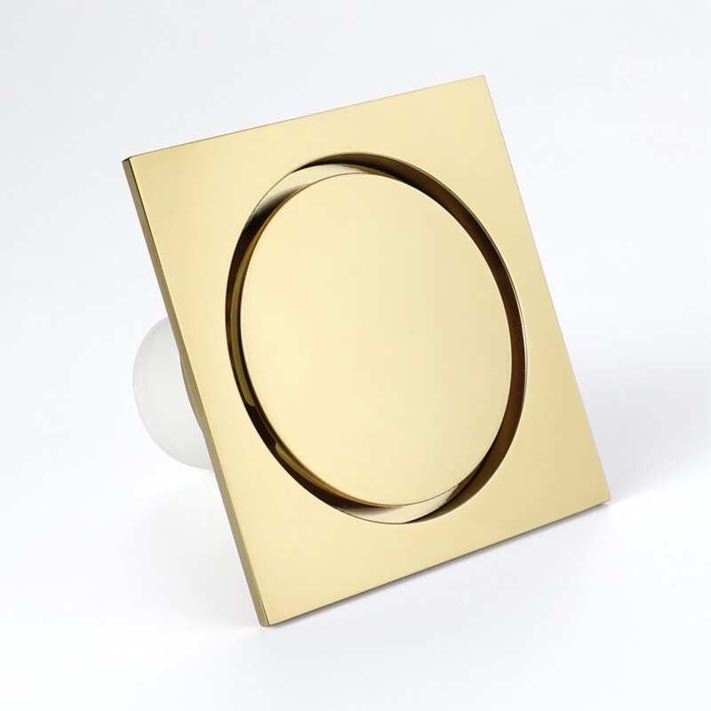 Luxury Solid Brass Floor Drain Square Anti-Odor Floor Drain Bathroom Kitchen Balcony Bathtub Drain Shower Drain Shower Room Drai