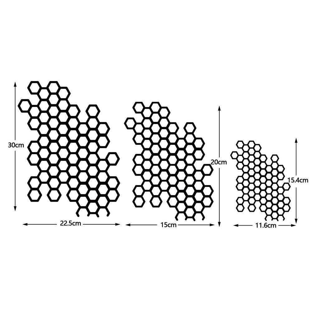 Honeycomb Motorcycle Sticker Reflective Motorcycle Helmet Body Grid Shaped Decal Waterproof Motorcycle Accesssories