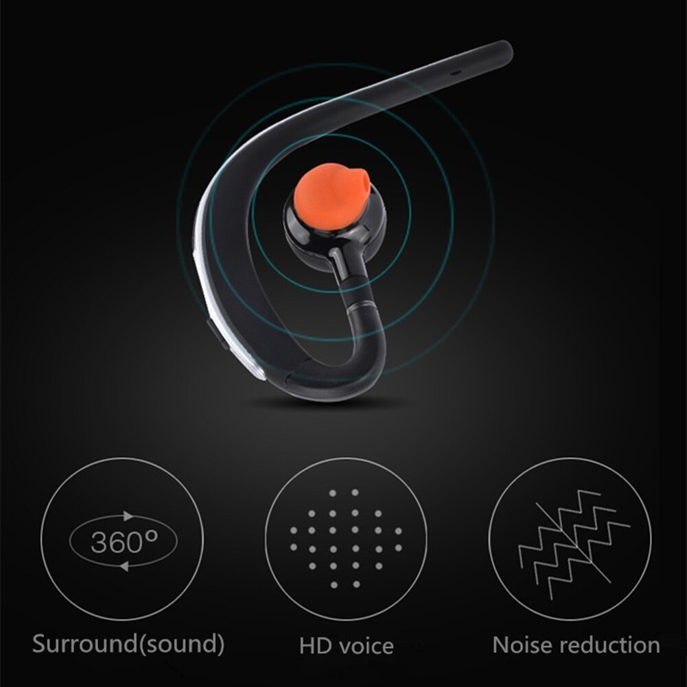 Headset  s30 handsfree bluetooth 4.1 oorhaak stereo draadloos spraakgestuurde oordopjes
