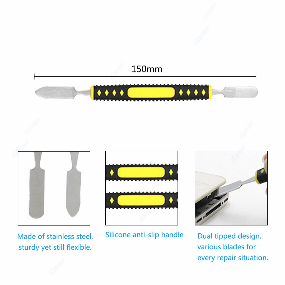 Gzermaデュアル即決金属をこじるspudgerオープニング修復ツールキットiphoneアプリのタブレットpc携帯電話の液晶画面解体ツール