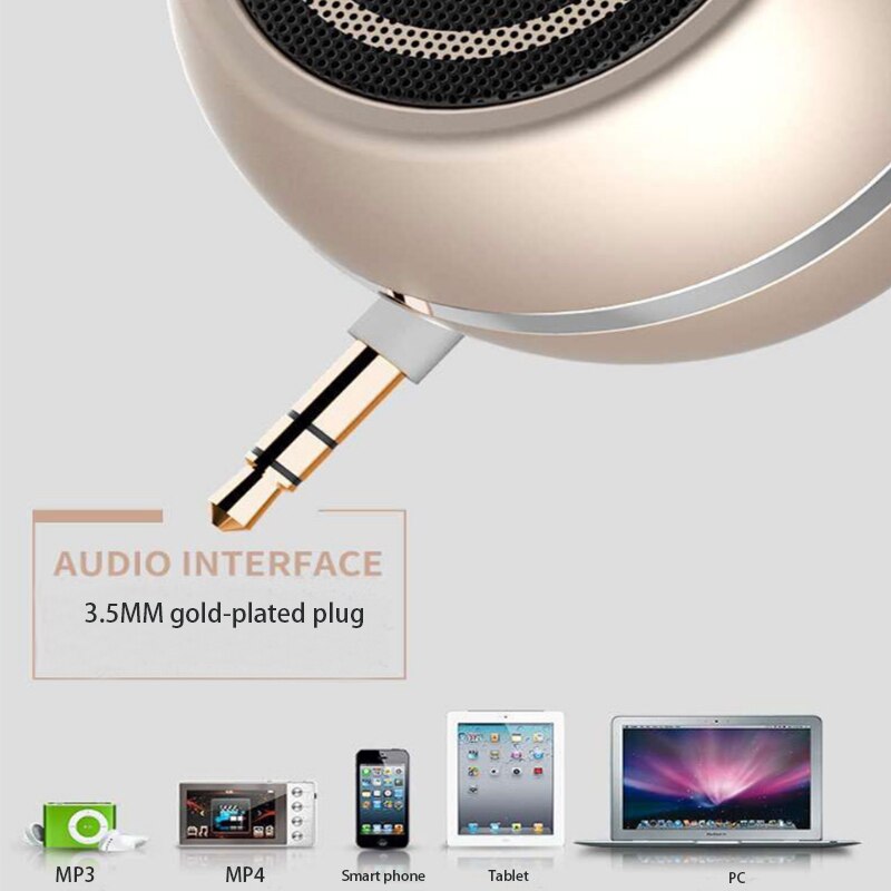 Portable Speaker - Mobile Phone Speaker, MP3 Player Amplifier External Sound Wired Speakers