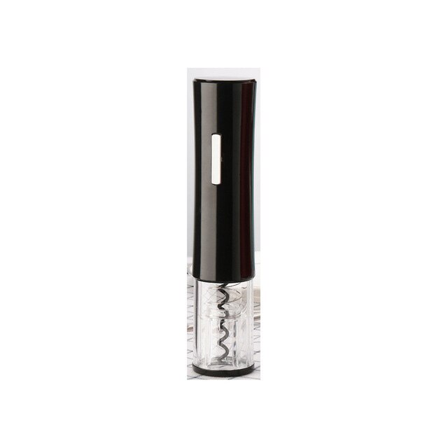 Abridor automático de garrafas de vinho elétrico, cortador de folhas elétrico portátil para uso doméstico, acessórios de cozinha, utensílios: Black A