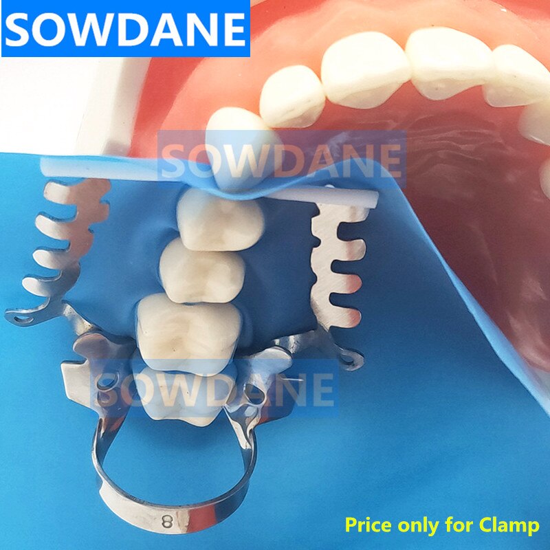 3 pcs Dental Multi-functional Rubber Dam Clamps Dental Special Clips Clip Stainless Steel Dentist Ortho Instrument