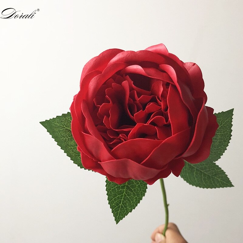 16 stk/æske 8cm sæbe pæon kunstig rose blomsterhoved sæbe blomsterhoved til valentinsdag kærlighed diy bryllup boligindretning
