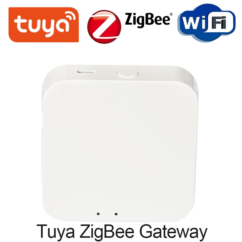 Tuya zigbee temperatuur-vochtigheidssensor, mini-ingebouwde batterij, slimme app voor slimme woningautomatisering, lcd-scherm