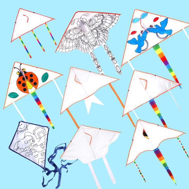 Cerf-volant plat aigle avec 30 mètres ligne de cerf-volant enfants volants cerfs-volants chaussettes à vent jouets de plein air jouets en tissu de jardin pour enfants