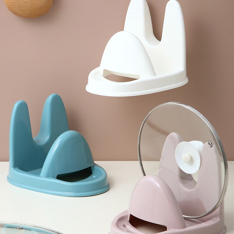 Multi-functional Spoon Rests Pot Lid Sillicone Shelf Cooking Storage Rack Home Kitchen Desktop Decoration Kitchen Accessories
