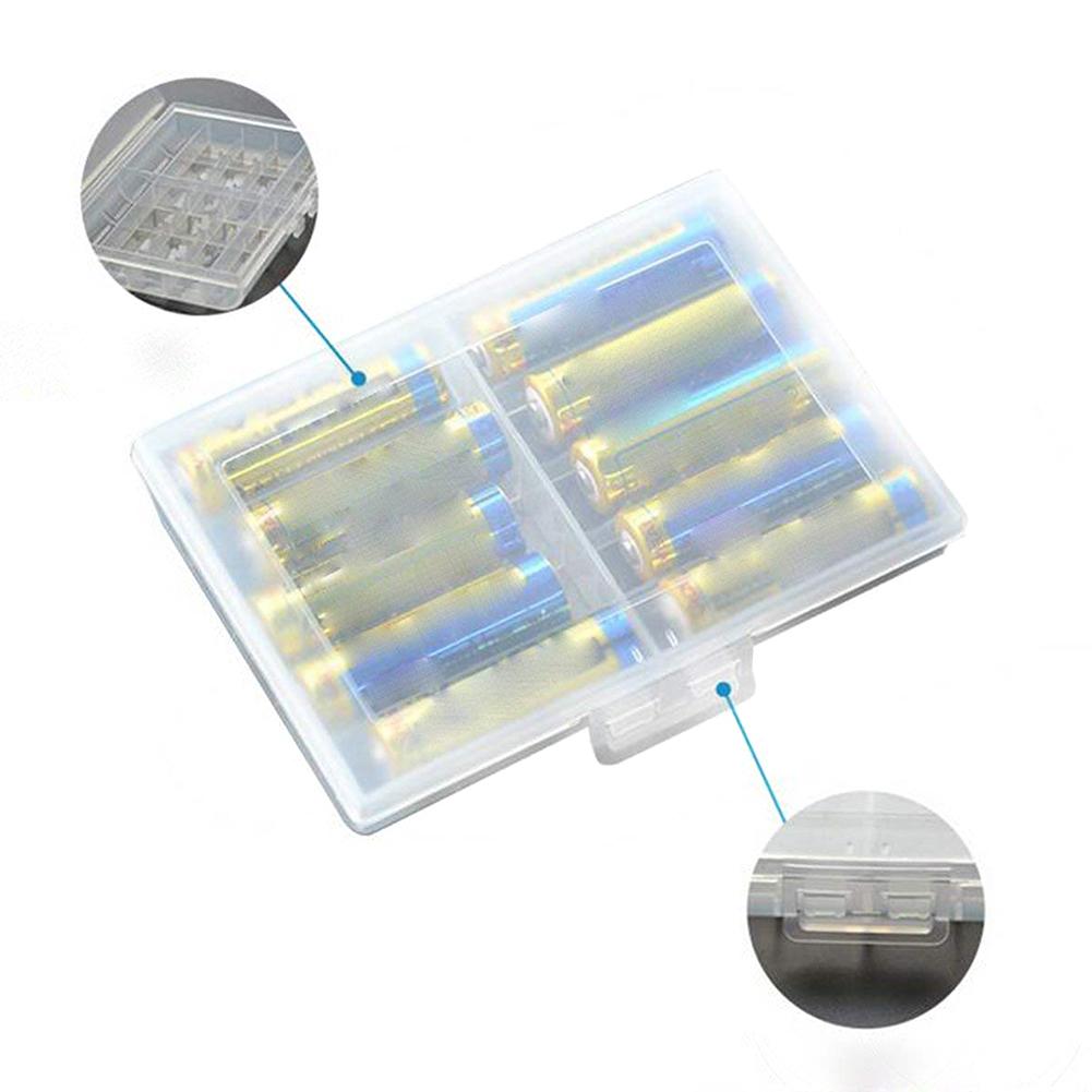 AA AAA Battery Organizer Plastic Compact Storage Box Lightweight Carrying Case Bag Holder 12x8.5x2cm