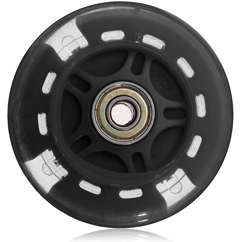 Roue LED Flash 80mm Pour Scooter - ABEC-7, Clignotante Et Amusante