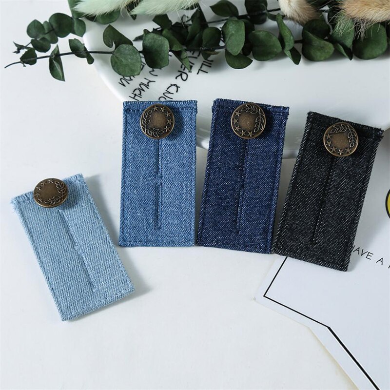 Trousers Waist Expanders Skirt Jeans Elastic Waistband Button Extender Belt Extension Buckle For Clothes Pants DIY Sewing Suppli